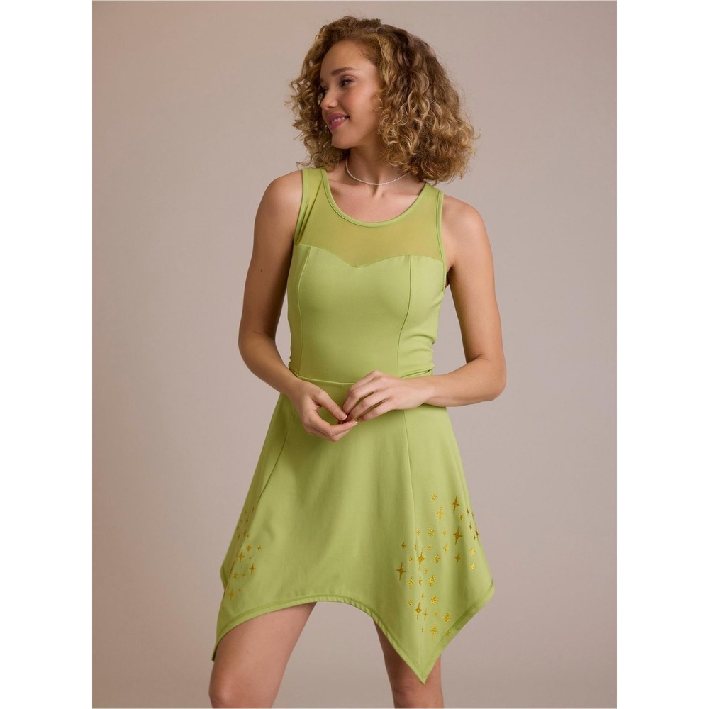 NWT Her Universe Disney Tinker Bell Athletic Dress Womens L Sporty Peter Pan